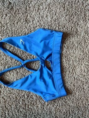 Gymshark Bright Blue Strappy Sports Bra